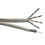 Technetix CAT6 UTP/COAX-18 4G/LTE-sicher Kombikabel Rolle Innen Weiß - 20m