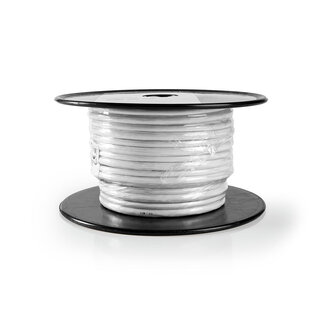 Nedis Nedis Koax/CAT6 Kombikabel auf Rolle innen weiß - 10 Meter