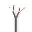 Nedis 2-adriges unsymmetrisches Audiokabel - 2x 0,16mm / Grau - 100 Meter