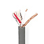 Nedis 2-adriges DMX-Kabel - 2x 0,23mm² / Grau - 100 Meter