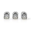 Nedis RJ45 Crimpstecker (UTP) für CAT6 Netzwerkkabel (fest) - 10 Stück (3-teilig)