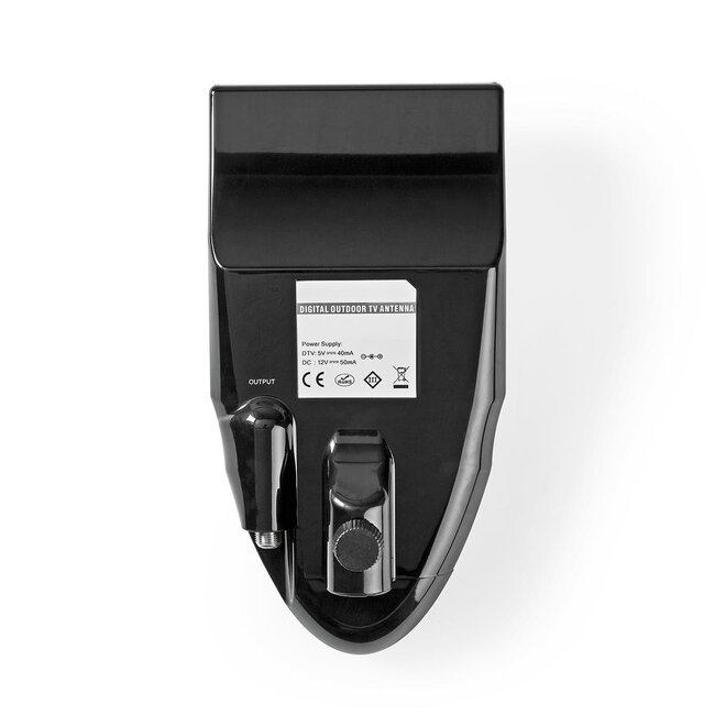 Nedis Außenantenne FM/UHF/VHF DVB-T/T2 DAB+ HDTV aktiv 40 dB LTE700 Filter Weiß