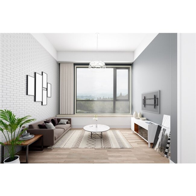 Goobay Basic Serie Fixed XL Wandhalterung für Bildschirme bis 100 Zoll / fest