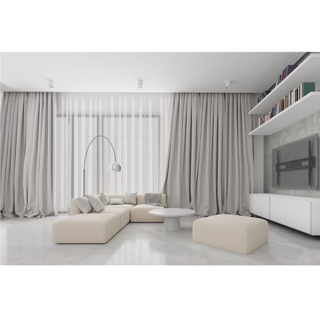 Goobay Pro Serie Fixed XL Wandhalterung für Bildschirme bis 100 Zoll / fest