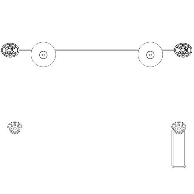 Goobay Universal Wandhalterung Fix für Bildschirme bis 70 Zoll