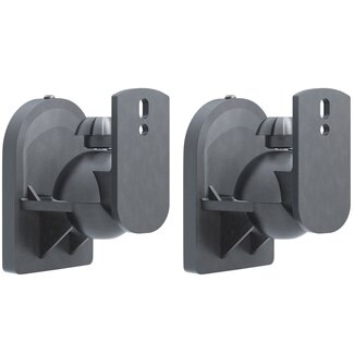Goobay Goobay Lautsprecher-Wandhalterung Set für kleine Lautsprecher - bis 3,5 kg / Schwarz