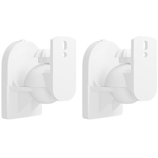 Goobay Goobay Lautsprecher-Wandhalterung Set für kleine Lautsprecher - bis 3,5 kg / Weiß
