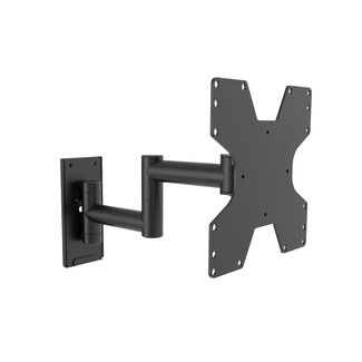 Cavus Cavus Premium Full Motion Wandhalterung für Bildschirme bis 37 Zoll / 3 Drehpunkte - Schwarz beschichteter Stahl