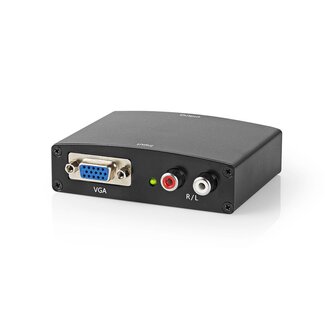 Nedis Nedis VGA + 2RCA auf HDMI Konverter mit HDCP / Schwarz
