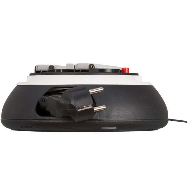 Brennenstuhl Comfort-Line Kabelbox 3-fach + 2x USB, 3m, Schwarz/Weiß