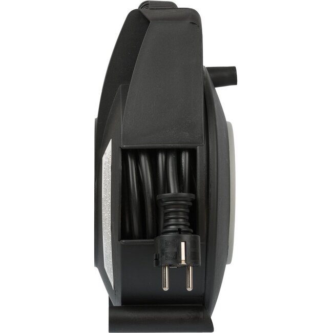 Brennenstuhl Vario Line Mini-Kabeltrommel 4-fach schwarz/grau - 15 m