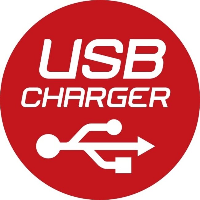 Brennenstuhl Garant Kompakte Kabeltrommel 3-fach + 2x USB, Blau/Schwarz - 15m