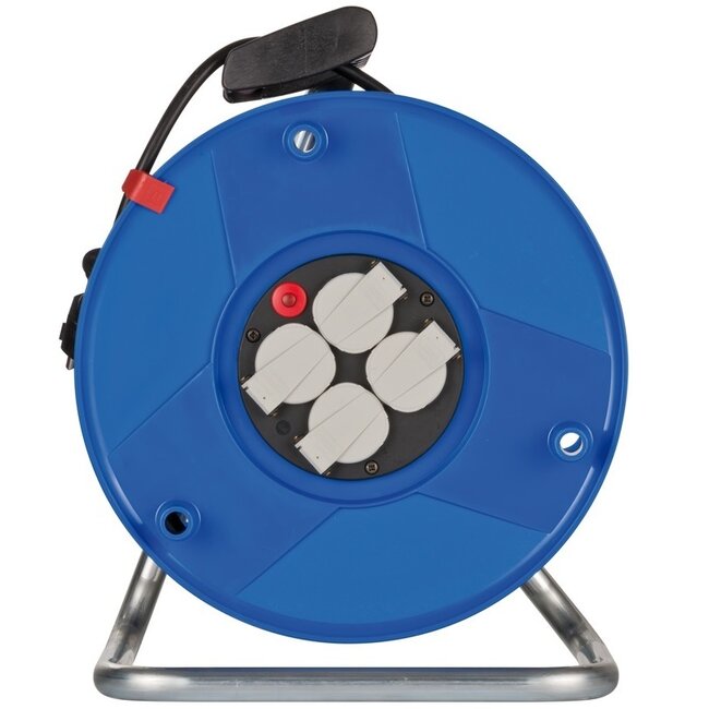 Brennenstuhl Garant Kabeltrommel 4-fach - 3x1,50mm² - Blau/Schwarz - 50m