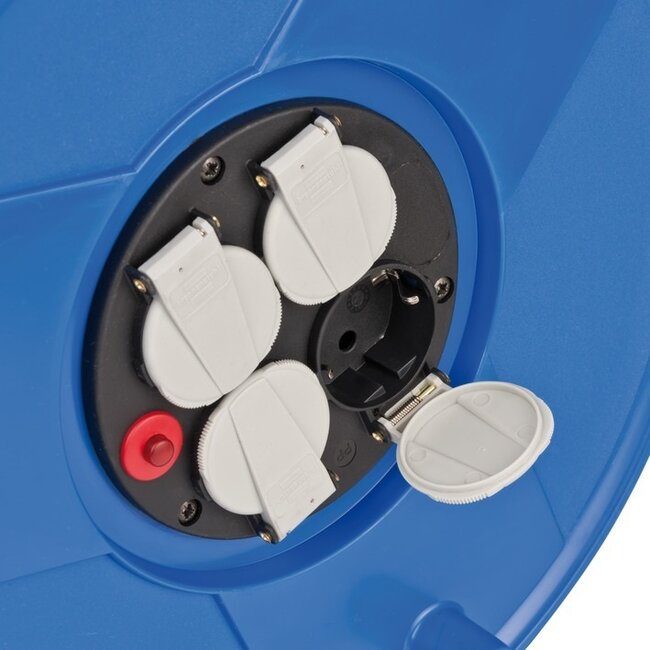 Brennenstuhl Garant Kabeltrommel 4-fach - 3x 2,50mm² - Blau/Schwarz - 40m