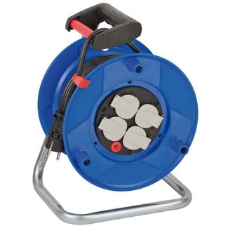 Brennenstuhl Brennenstuhl Garant Kabeltrommel 4-fach - 3x1,50mm² - Blau/Schwarz - 25m