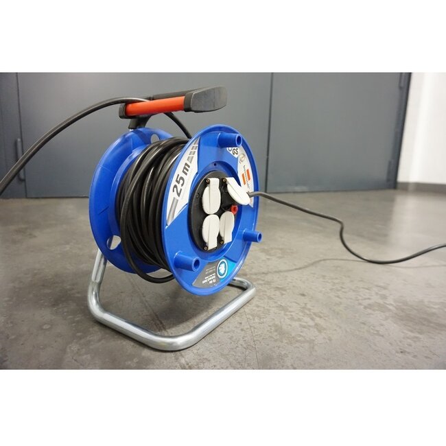 Brennenstuhl Garant Kabeltrommel 4-fach - 3x1,50mm² - Blau/Schwarz - 25m