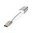 Nedis Premium USB-A zu RJ45 Gigabit Ethernet LAN Adapter - USB 3.0 - CAT6 / Aluminium - 0,20 m