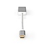 Nedis Premium USB-C auf Mini DisplayPort Adapter mit DP Alt Mode (4K 60 Hz) / Aluminium - 0,20 m