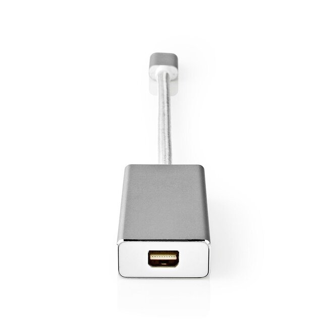 Nedis Premium USB-C auf Mini DisplayPort Adapter mit DP Alt Mode (4K 60 Hz) / Aluminium - 0,20 m