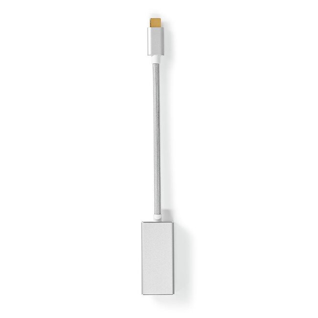 Nedis Premium USB-C auf Mini DisplayPort Adapter mit DP Alt Mode (4K 60 Hz) / Aluminium - 0,20 m