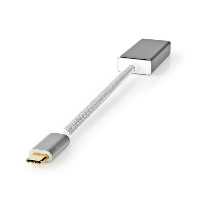 Nedis Premium USB-C auf Mini DisplayPort Adapter mit DP Alt Mode (4K 60 Hz) / Aluminium - 0,20 m