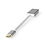 Nedis Premium USB-C auf Mini DisplayPort Adapter mit DP Alt Mode (4K 60 Hz) / Aluminium - 0,20 m
