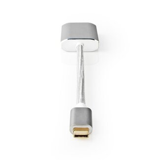 Nedis Nedis Premium USB-C auf Mini DisplayPort & USB-C PD Adapter mit DP Alt Mode (4K 60 Hz) / Aluminium - 0,20 m