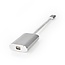 Nedis Premium USB-C auf Mini DisplayPort & USB-C PD Adapter mit DP Alt Mode (4K 60 Hz) / Aluminium - 0,20 m