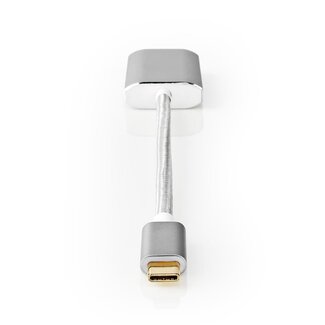 Nedis Nedis Premium USB-C auf HDMI 4K 60Hz & USB-C PD 60W Adapter Aluminium - 0,20 m