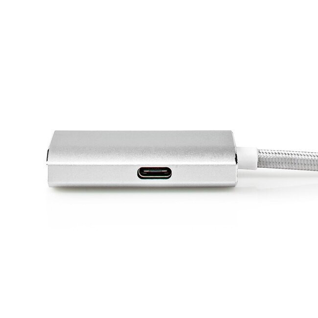 Nedis Premium USB-C auf HDMI 4K 60Hz & USB-C PD 60W Adapter Aluminium - 2m