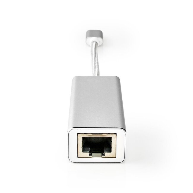 Nedis Premium USB-C zu RJ45 Gigabit Ethernet LAN Adapter - USB 3.0 - CAT6 / Aluminium - 0,20 m