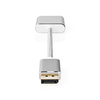 Nedis Nedis Premium DisplayPort 1.2 auf DVI Adapter (1920 x 1200) Aluminium - 0,20 m
