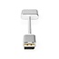 Nedis Premium DisplayPort 1.2 auf DVI Adapter (1920 x 1200) Aluminium - 0,20 m
