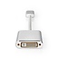 Nedis Premium DisplayPort 1.2 auf DVI Adapter (1920 x 1200) Aluminium - 0,20 m