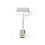 Nedis Premium Mini DisplayPort 1.2 auf DVI Adapter (1920 x 1200) Aluminium - 0,20 m