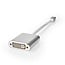Nedis Premium Mini DisplayPort 1.2 auf DVI Adapter (1920 x 1200) Aluminium - 0,20 m
