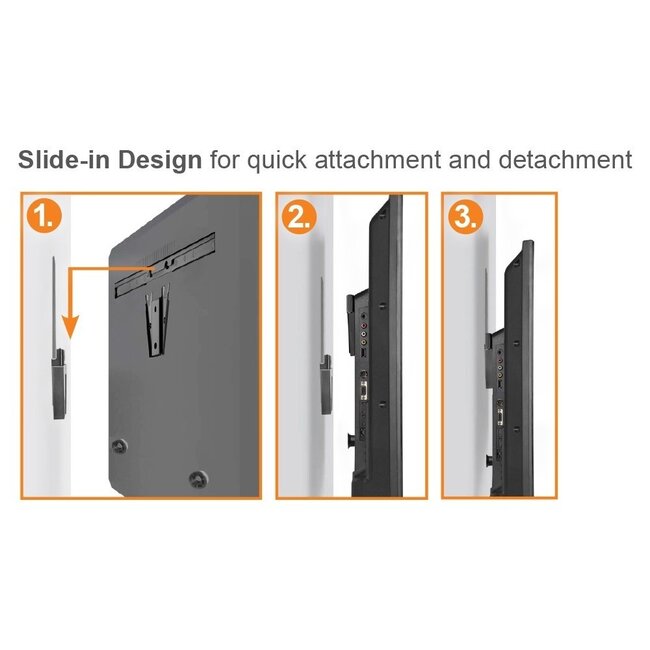 My Wall Wandhalterung für Bildschirme bis 80 Zoll / fest