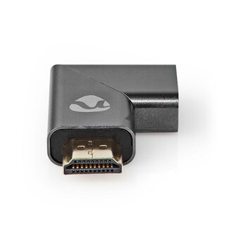 Nedis Nedis Premium HDMI Adapter - 90° Rechtswinklig - Version 2.0 (4K 60Hz)