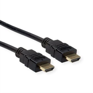 Roline Industrielles HDMI-Kabel Version 1.4 (4K 30Hz) TPE Mantel Schwarz 1m