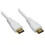 HDMI-Kabel Version 1.4 (4K 30Hz) - CU Kupferleiter / Weiß - 7,5 Meter