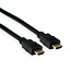 HDMI-Kabel mit Semi-Lock Steckern - Version 2.0 (4K 60Hz + HDR) / Schwarz - 5 Meter