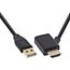 HDMI-Stromversorgung über USB-A Anschluss - Version 2.0 (4K 60Hz) / Schwarz - 0,50 m