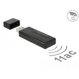 DeLOCK DeLOCK USB-A WLAN/Wi-Fi Dongle Dual Band AC1200 1200 Mbps