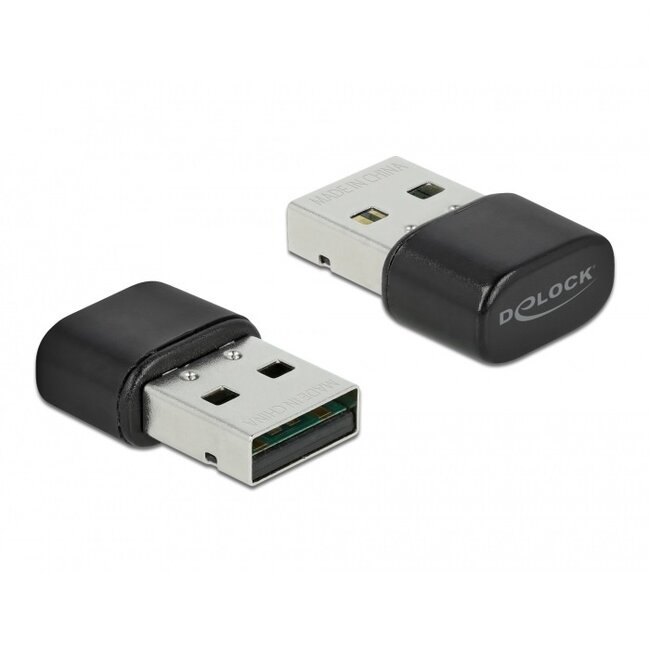 DeLOCK USB-A WLAN & Bluetooth Dongle Dual Band AC600 600 Mbps