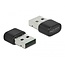 DeLOCK USB-A WLAN & Bluetooth Dongle Dual Band AC600 600 Mbps