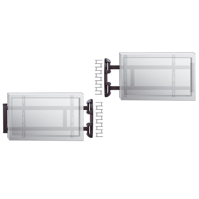 My Wall Wandhalterung für Bildschirme bis 70 Zoll / 90° drehbar nach links oder rechts