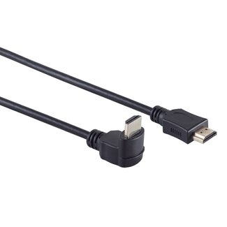 Goobay HDMI-Kabel 1.4 - 90° Winkel nach unten - 1,5 m (4K 30Hz)