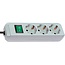 Brennenstuhl Eco-Line Steckdosenleiste 3-fach mit Schalter, Grau - 1,5 m