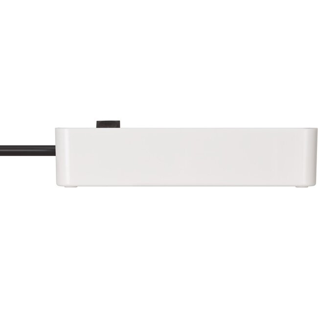 Brennenstuhl Ecolor Steckdosenleiste 3-fach mit Schalter, 1,5 m, Schwarz/Weiß