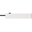 Brennenstuhl Ecolor Steckdosenleiste 4-fach mit Schalter, Schwarz/Weiß - 1,5 m